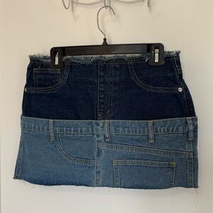 NWT Pretty Little Thing denim skirt